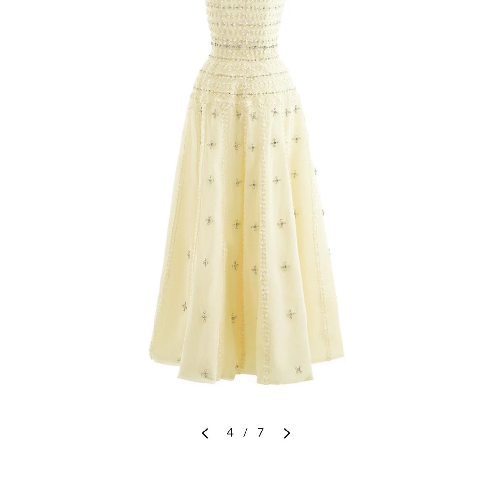 Cult Mia Yellow Strapless Stone Dress - Picture 6 of 7